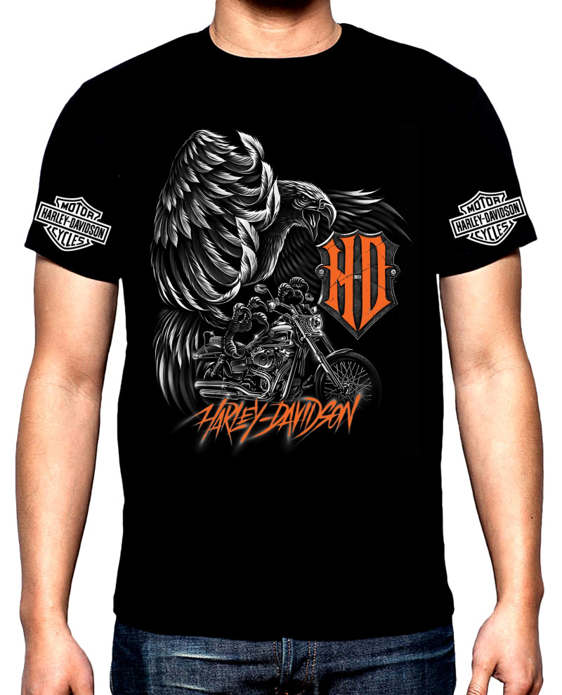 Тениски Харлей Дейвидсън, Harley Davidson, мъжка тениска, 100% памук, S to 5XL